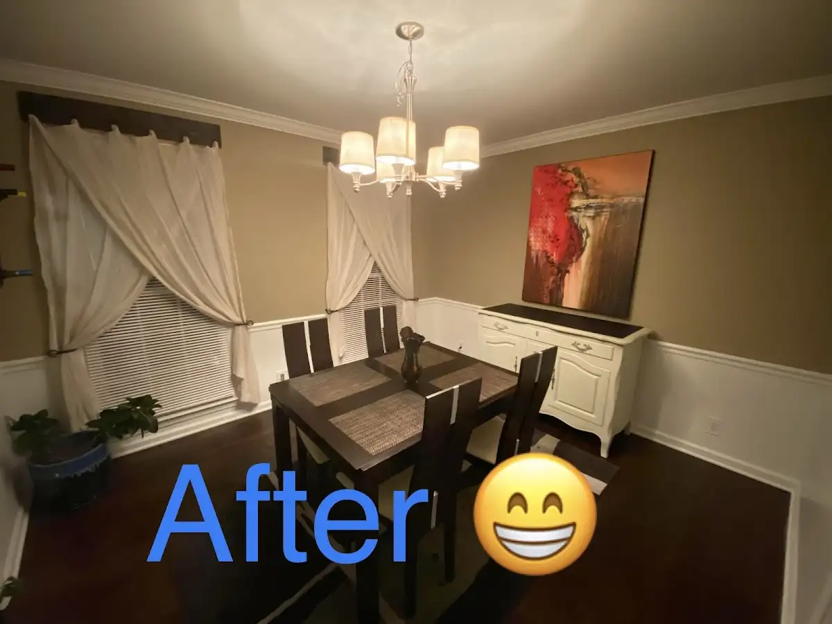 Professional dining room restoration after water damage in Redmond