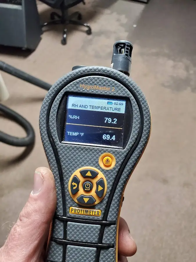 Moisture meter humidity assessment for Fire & Smoke Damage Restoration in Redmond